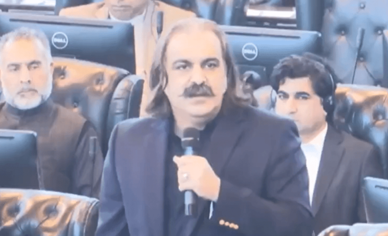  Ali Amin Gandapur Asserts Opposition to Governor’s Rule