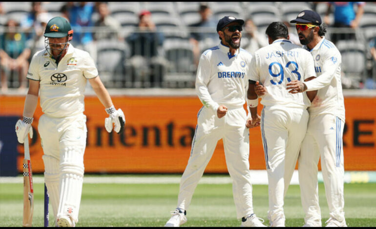  India Defeats Australia by 295 Runs in First Test Match