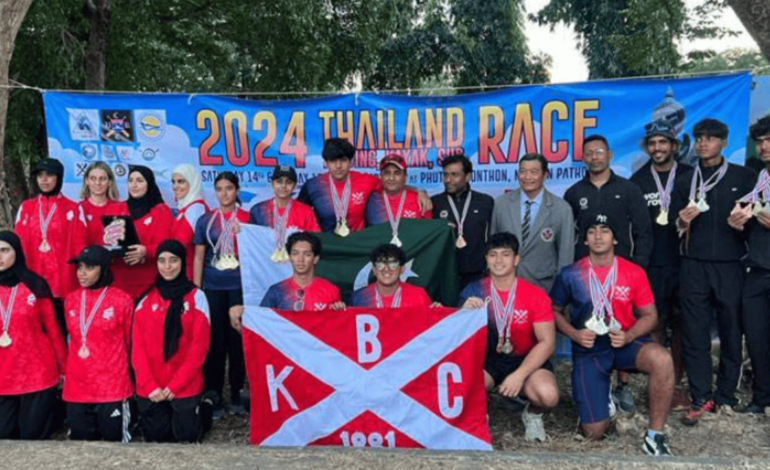  Pakistan Rowers Shine at Thailand International Rowing Competitions